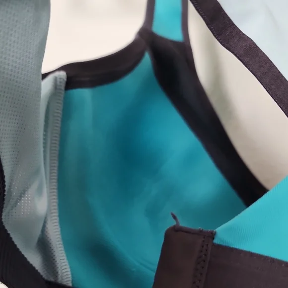 VSX Teal and Black Sports Bra - Picture 7 of 7